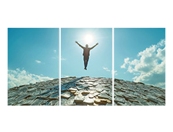 Money Fantasy Scene Canvas Wall Art 